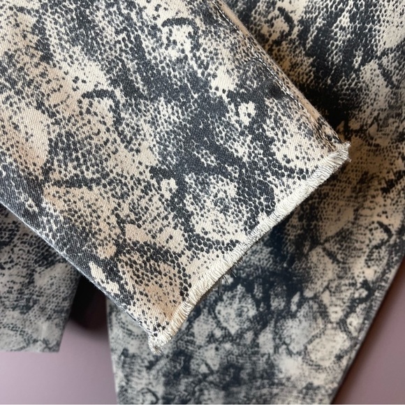 NWT Sam Edelman High Rise Skinny Ankle Snake Print 10 / 30 - Picture 6 of 11